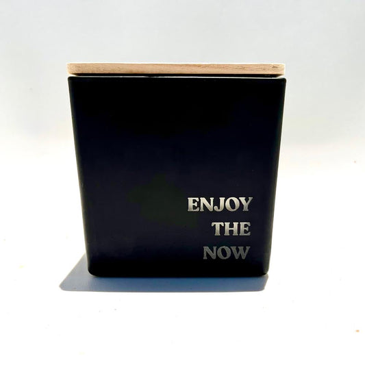 ENJOY THE NOW, Custom Candles by TAJA Collection