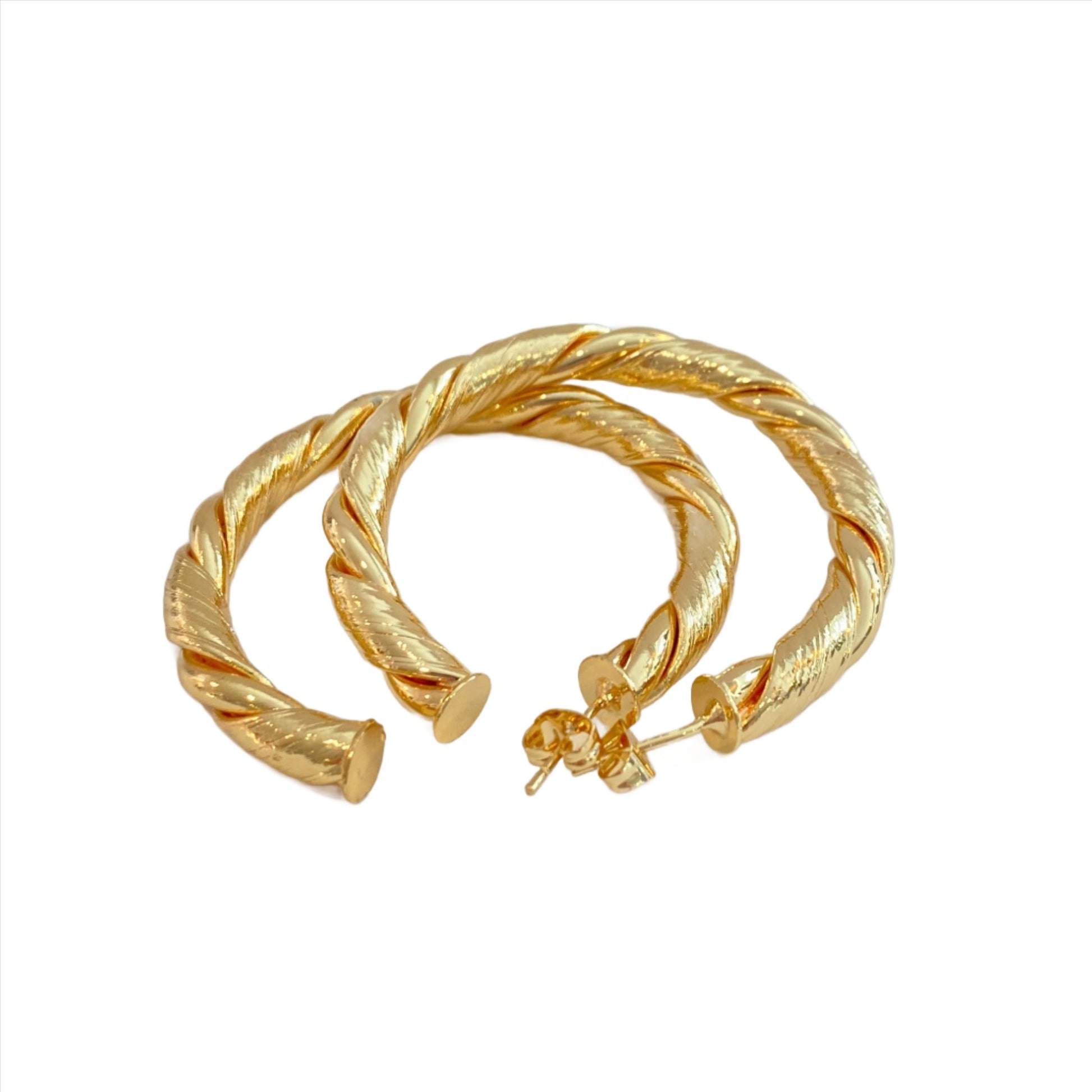 gold hoop earrings @dylanjamesjewelry.com