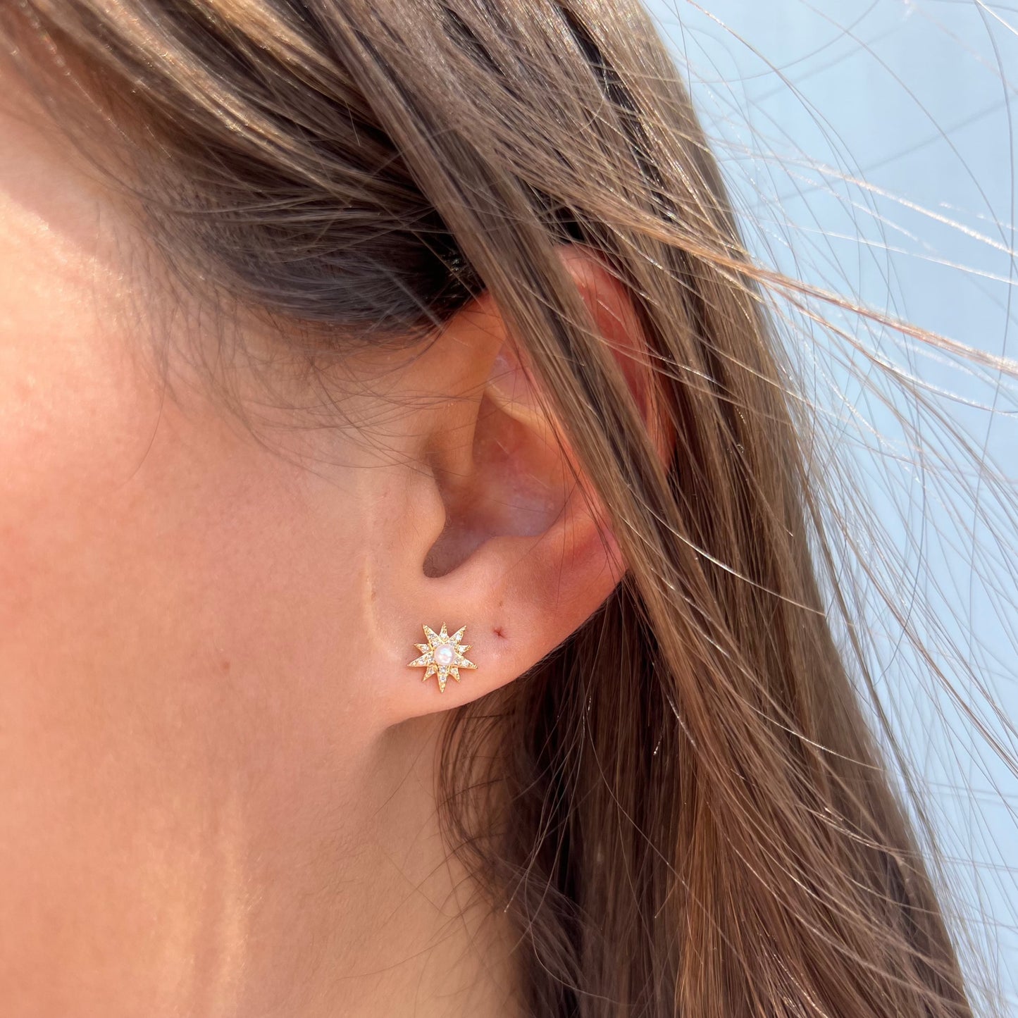PEARL Diamond Earrings