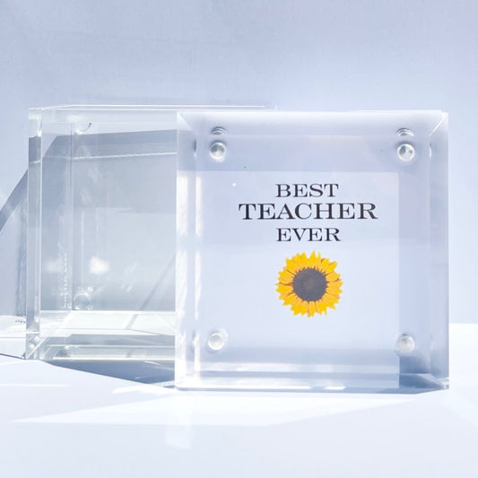 BEST TEACHER EVER - Acrylic Box