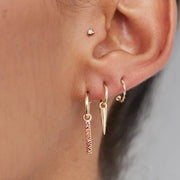 MÉTIER BY TOMFOOLERY Original Plaque Mini Hoops