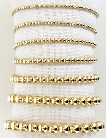 gold filled beaded bracelets made to order  @dylanjamesjewelry.com