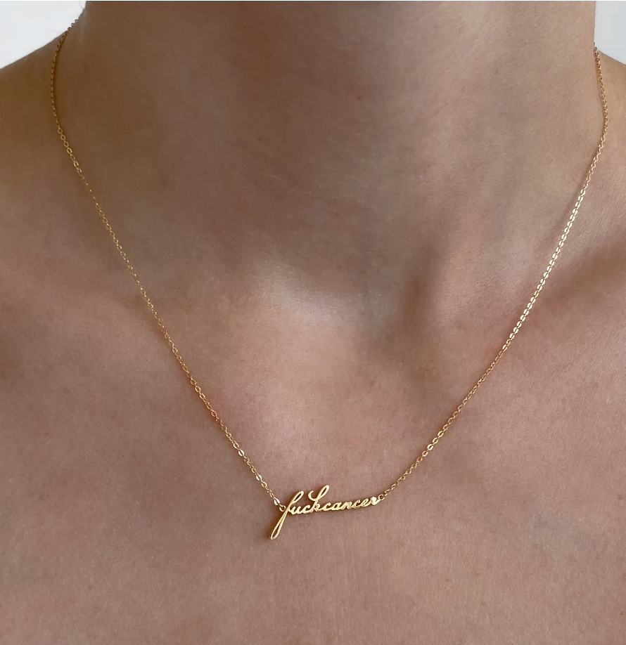 FUCK Cancer Necklace by THATCH