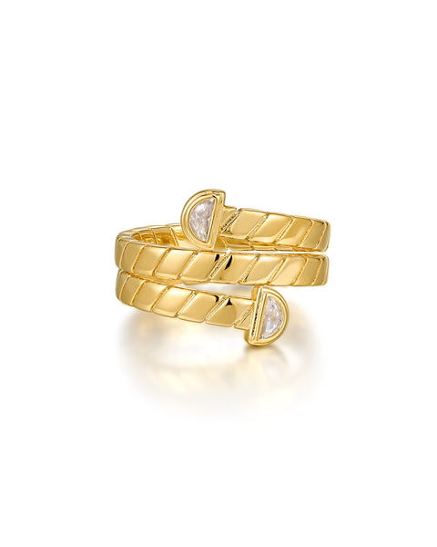 SNAKE CHAIN Wrap Ring