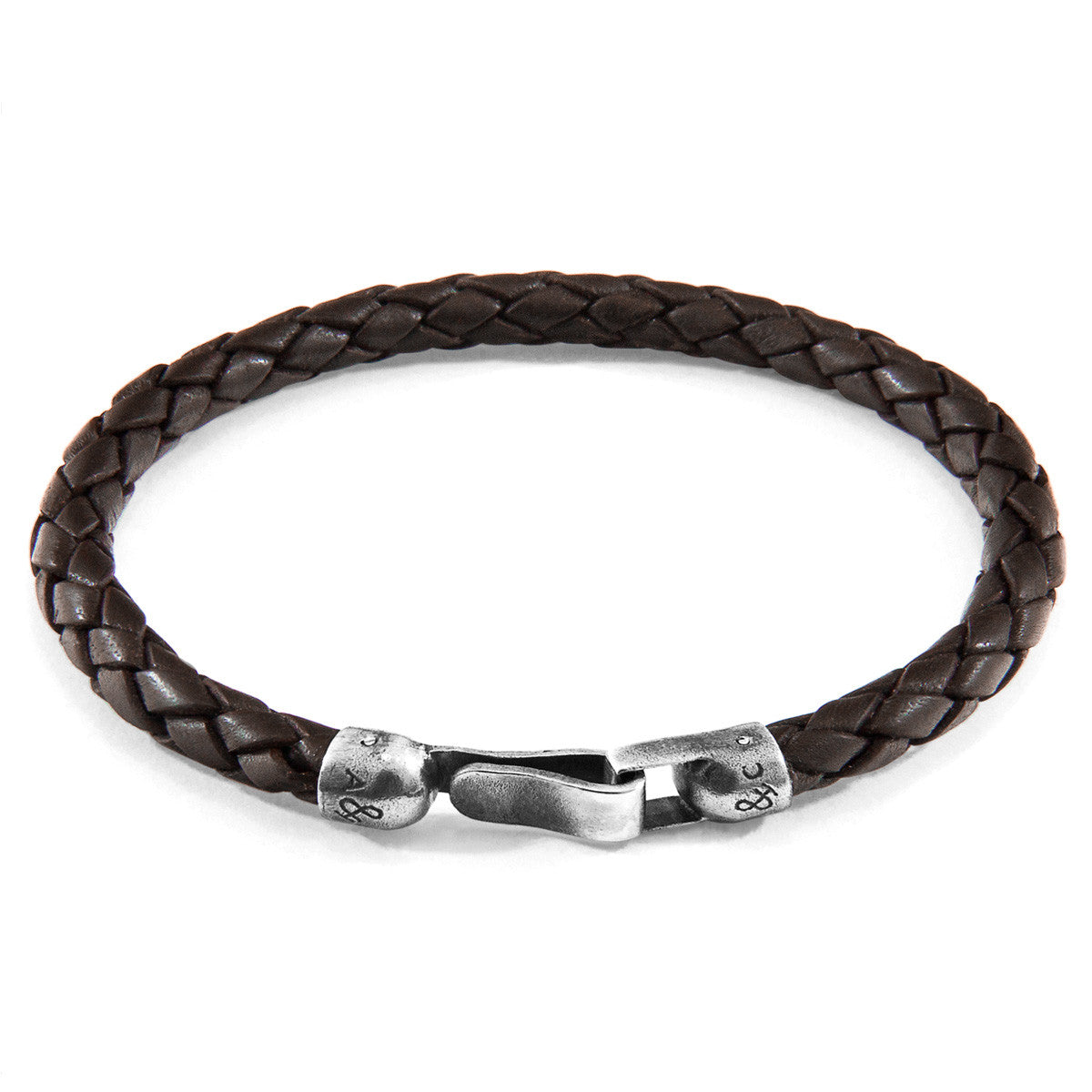 SKYE Leather Braided Bracelet by Anchor and Crew